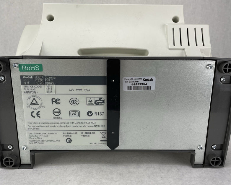 Kodak I1320 Plus Duplex Color Document Scanner Untested Parts or Repair
