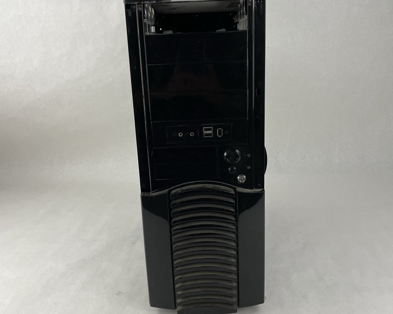Vintage Ultra Chieftec Dragon Clone ATX Tower Computer Case Gloss Black Window