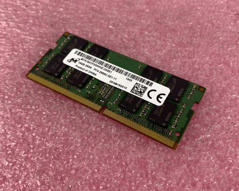 Micron MTA16ATF2G64HZ 16GB 2Rx8 PC4-2666V-SE1-11 Laptop Memory Ram