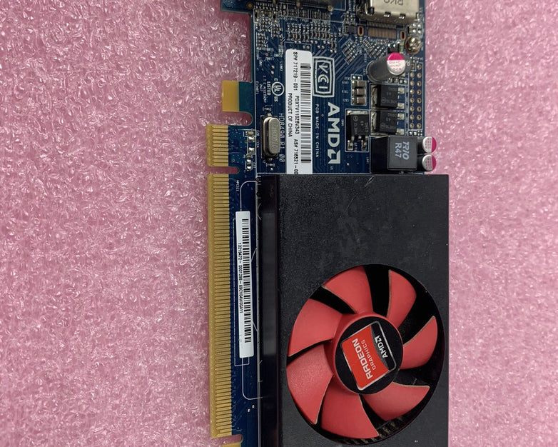 Mix of 4 Untested Radeon 1GB DisplayPort DVI PCIe16 Low Profile GPUs
