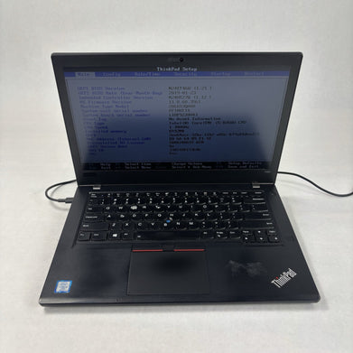 Lenovo ThinkPad T480 14" Laptop i5-8350 1.7 GHz 8 GB Ram No OS No HDD No AC