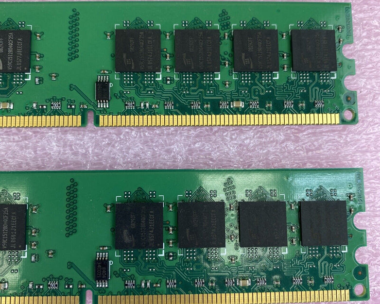 4x 1GB ProMOS V916765K24QCFW-G6 2Rx8 DDR2 800MHz CL6 PC2-6400U-66-12-E0
