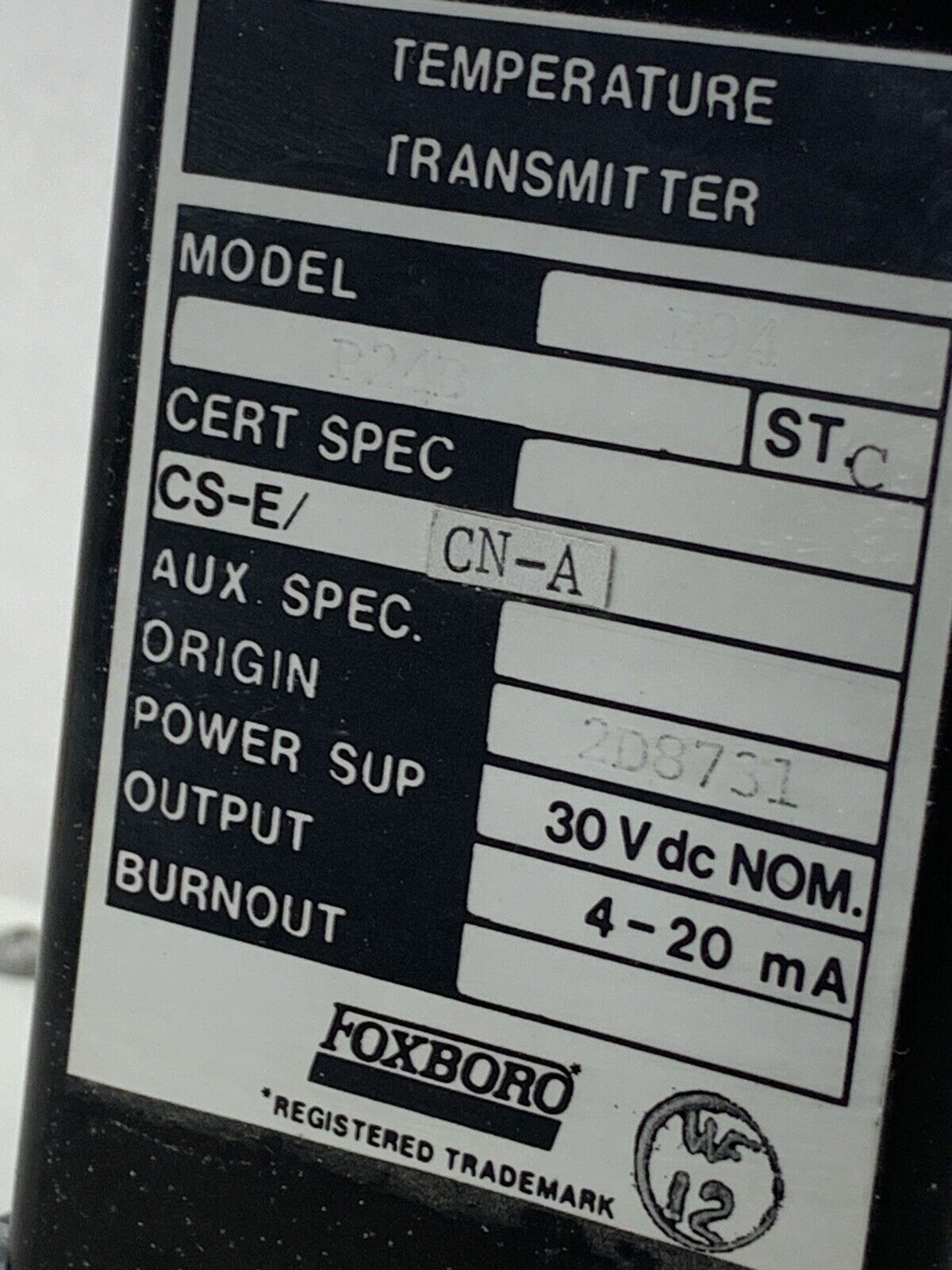 Lab-Volt 3593-K0 Industrial RTD/I Converter Untested