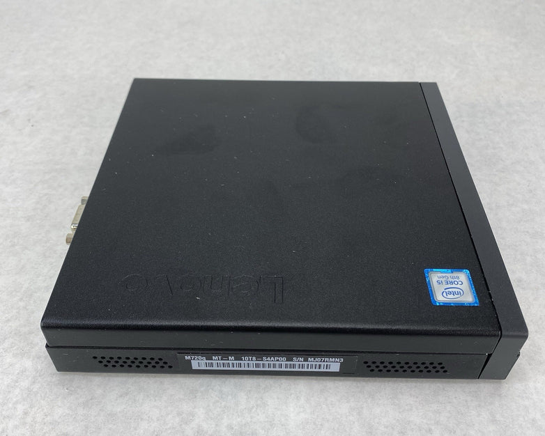 Lenovo ThinkCentre M720Q Micro Intel i5-8500T 2.10 GHz 8 GB RAM No HDD/OS/AC