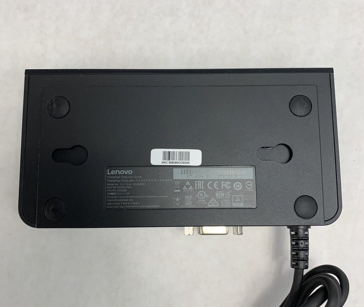 Lenovo DU9047S1 ThinkPad OneLink + Dock (Lot of 3)9