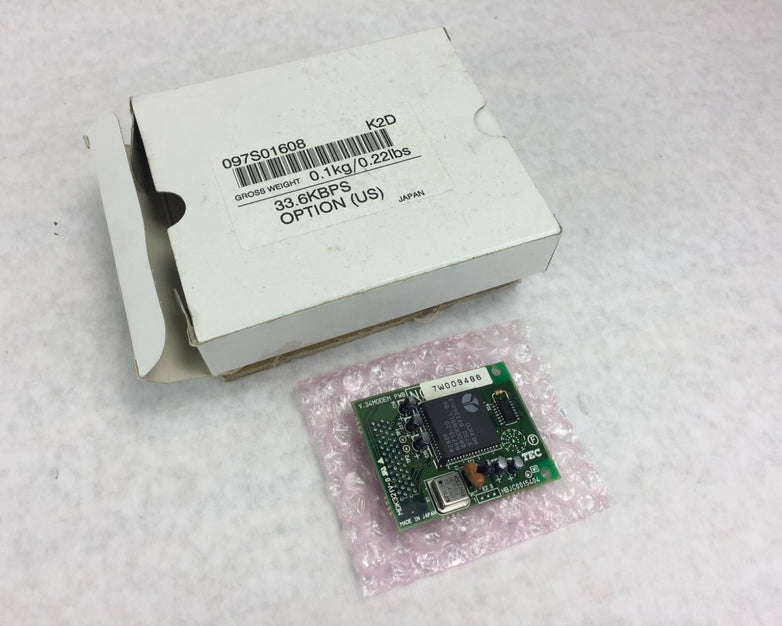 TEC V.34 Modem PWB 7W009486  HBJC0015404  MDK321V-0   Untested