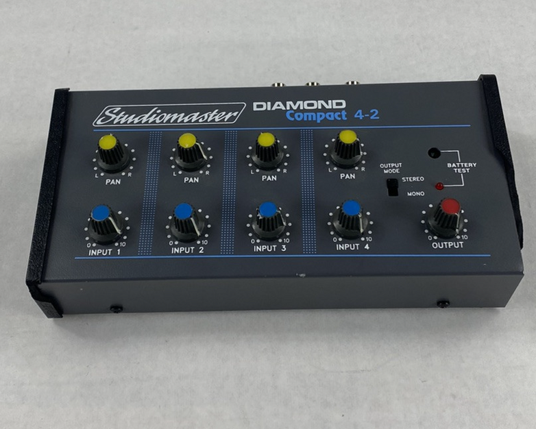 Studiomaster Diamond Compact 4-2 Audio Mixer - Parts or Repair