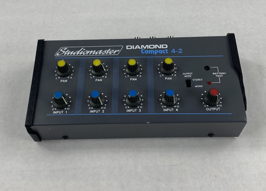 Studiomaster Diamond Compact 4-2 Audio Mixer - Parts or Repair