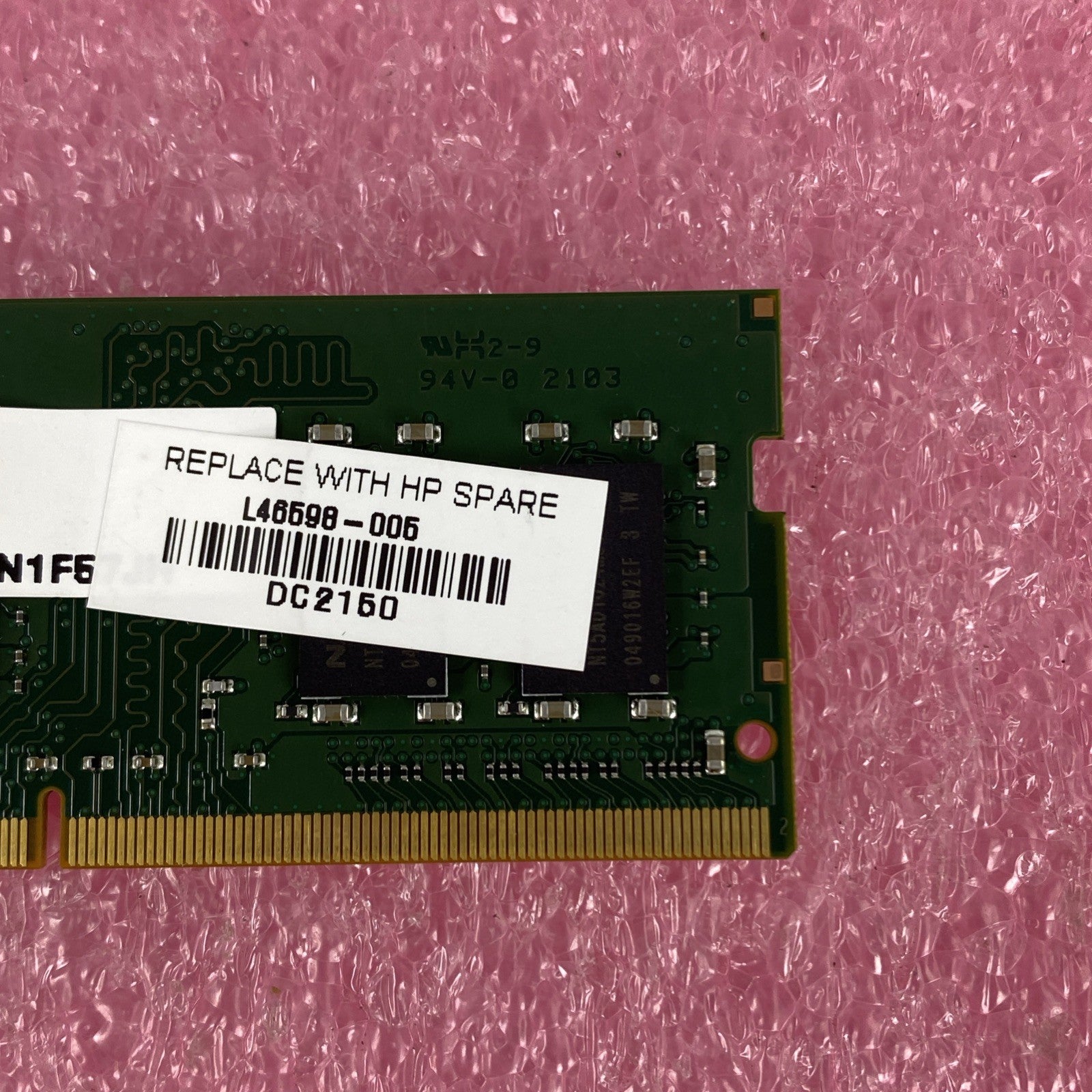 Nanya NT8GA64D88CX3S-JR PC4-3200AA-SA2-11 8GB 1Rx8 Memory Ram5