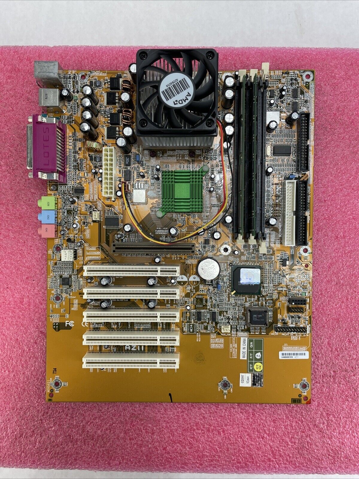 ASUS AZII Motherboard AMD K7 Athlon 1GHz 320MB RAM
