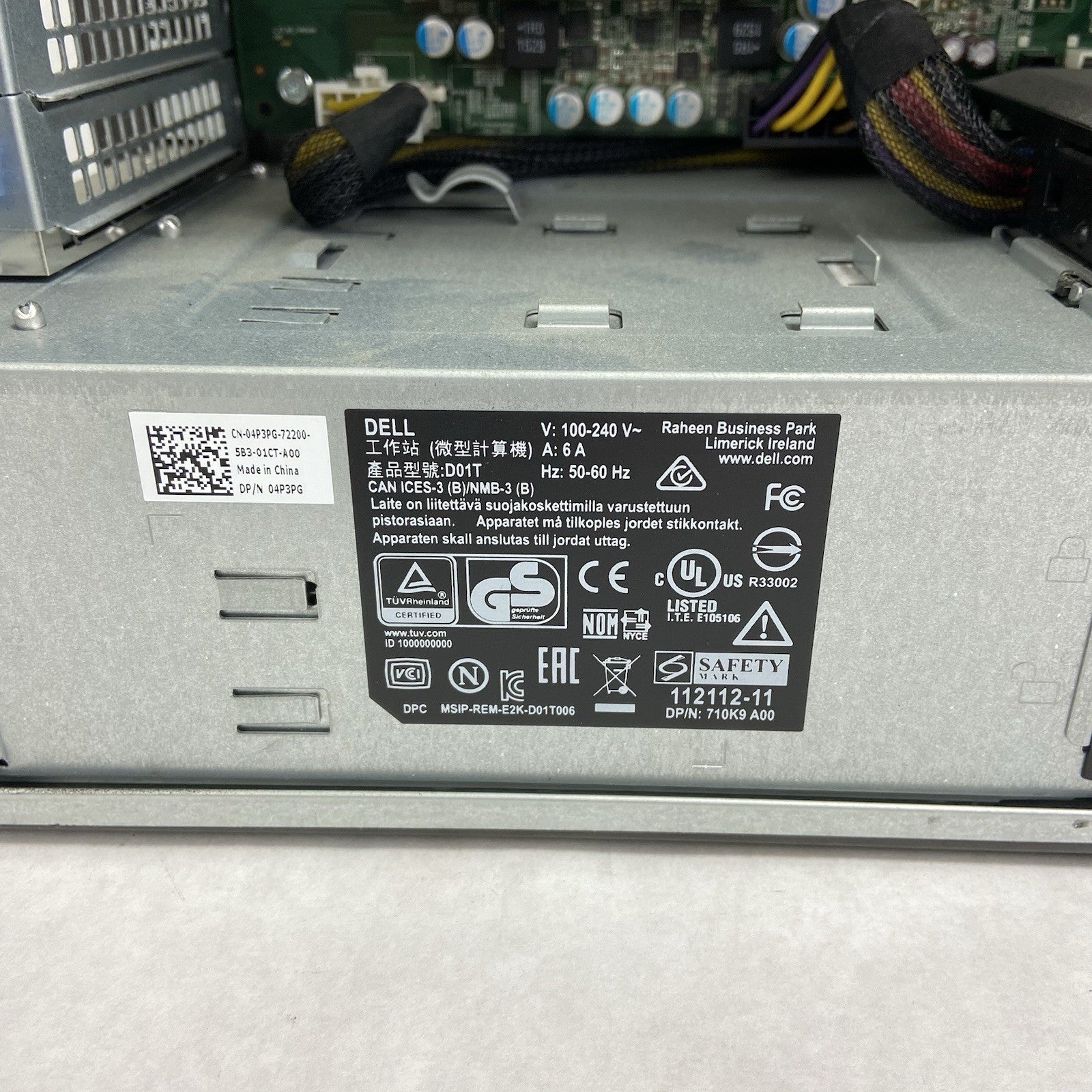 Dell Precision 5810 MT Intel Xeon E5-1620 V3 3.5GHz 32GB RAM K2200 No HDDOS11