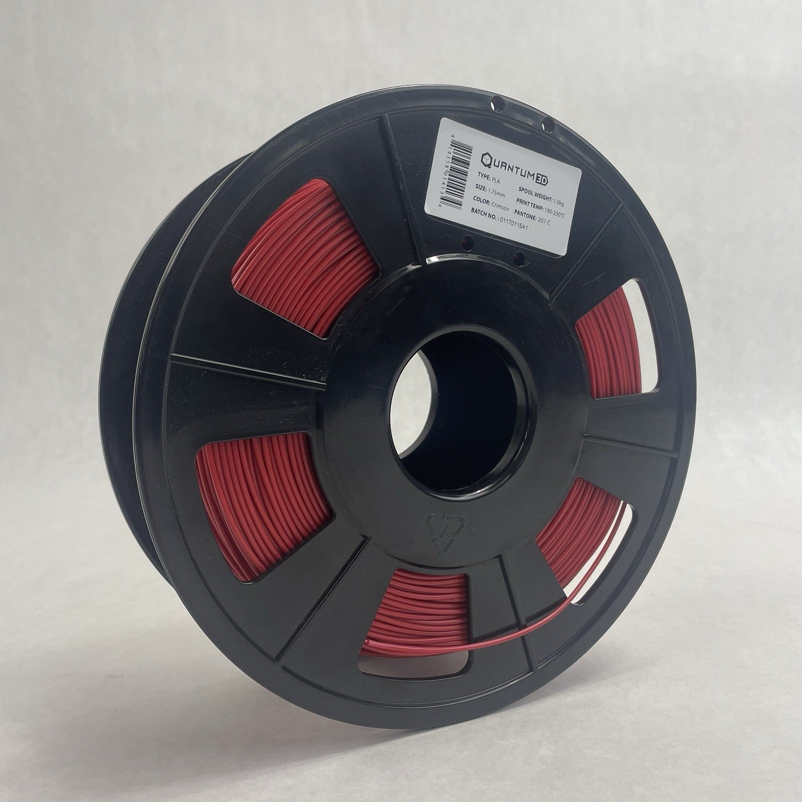 Quantum3D PLA 1.75mm Crimson Filament