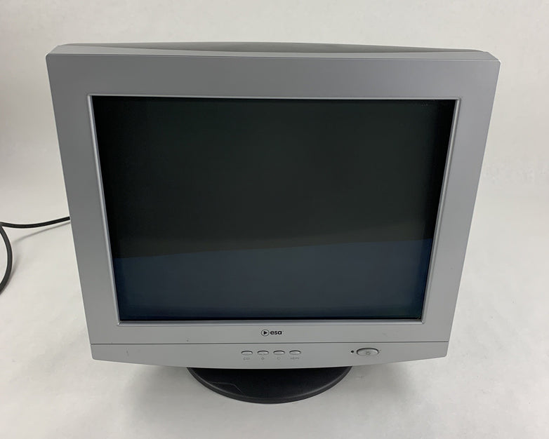 Esa E19CRT1 18" CRT VGA Color Computer Monitor Retro Gaming Grade B