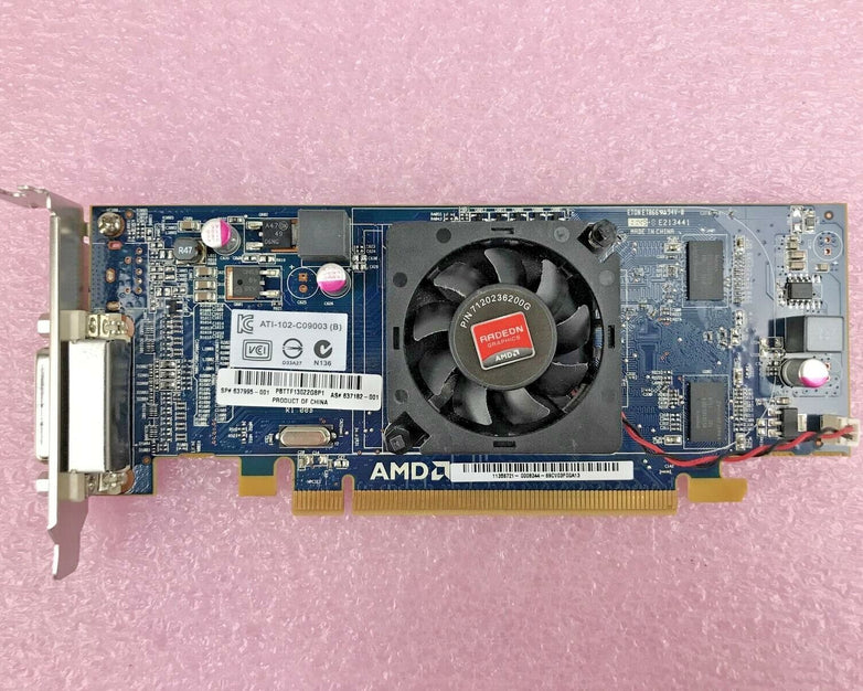 AMD Radeon ATI-102-C09003 B 512MB  PCI Express Video Card Low Profile (Lot of 5)