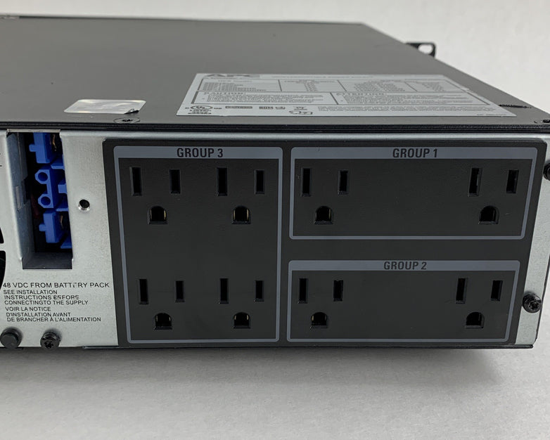 APC SMX1500RM2UCNC Battery Backup UPS w/ AP9641 No Batt No Caddy No FacePlate