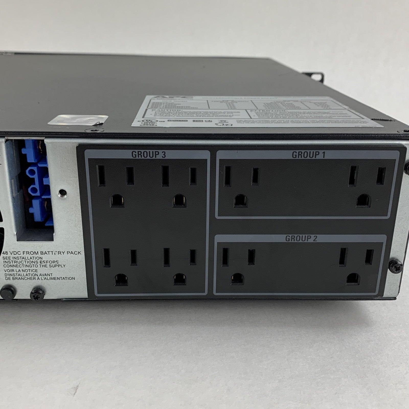 APC SMX1500RM2UCNC Battery Backup UPS w/ AP9641 No Batt No Caddy No FacePlate