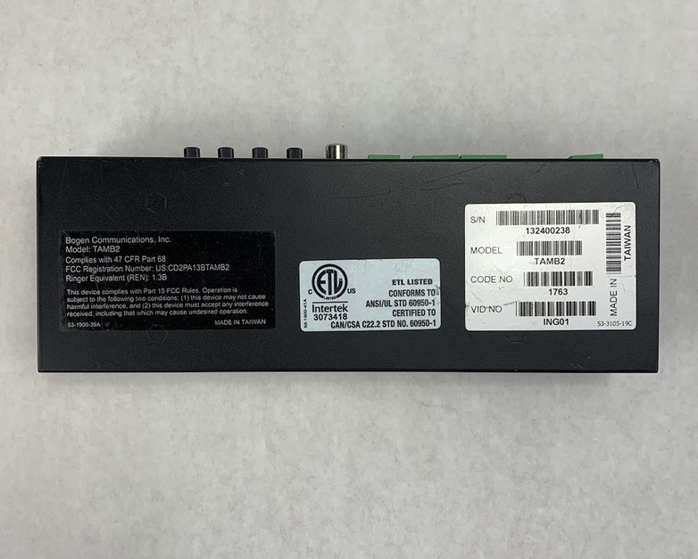 Bogen Communications TAMB2 Telephone Paging Access Module