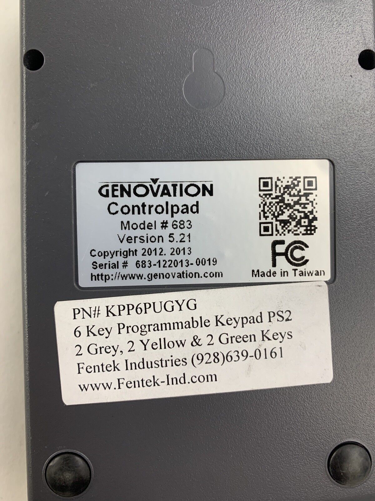 Enovation Programable Control Pad 6x KEYS 683 KPP6PUGRG