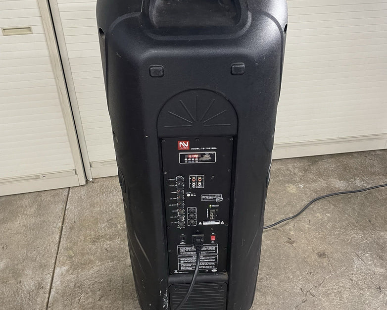 Nutek  TS-70215BL Active PA Speaker Tested Working No Battery