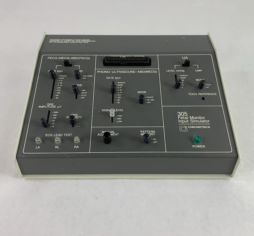 Corometrics 305 Fetal Monitor Input Simulator - Power Tested2