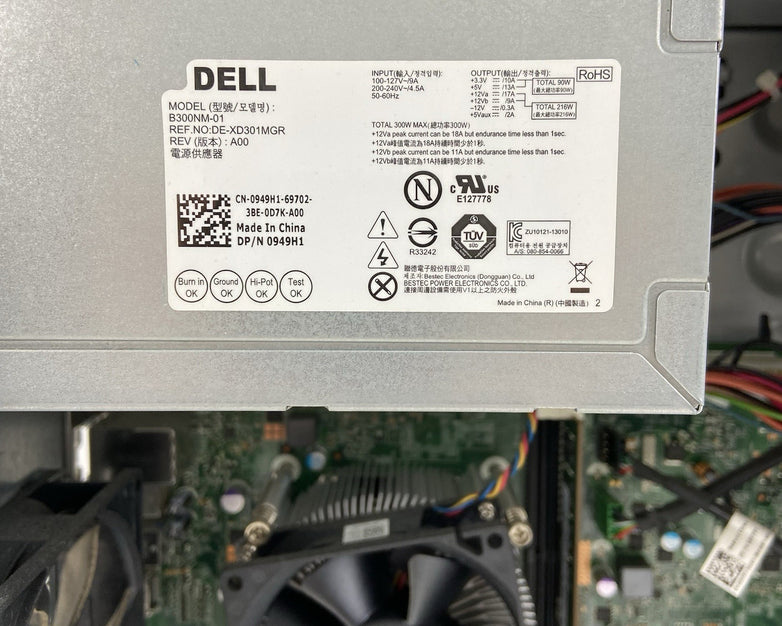 Dell Inspiron 3847 MT Intel Core i5-4440 3.1GHz 4GB RAM No HDD No OS