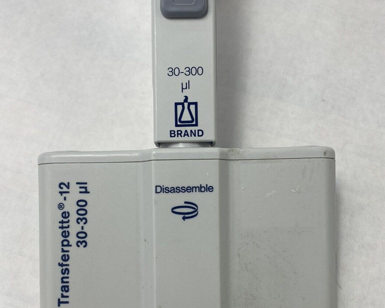 Brand Transferpette-12 30-300 uL 12-Channel Pipette