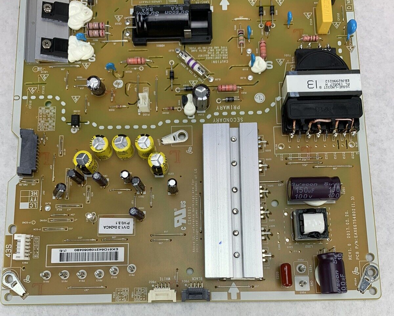 LG 435-17UL6IT Power Supply Board V0.3.1
