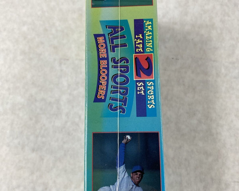 Simitar 2403 Hilarious Pro All Sports Bloopers VHS 2 Tape Set SEALED