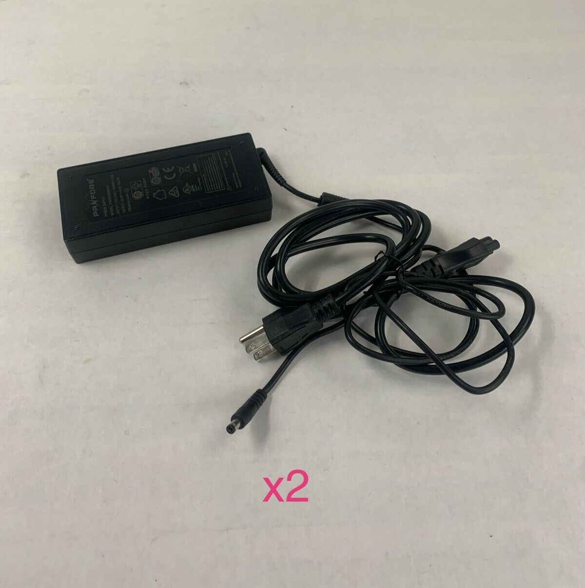Lot of 2 Panfore PS200D06500G1 20V 6.5A 130W AC Adapter Power Supply