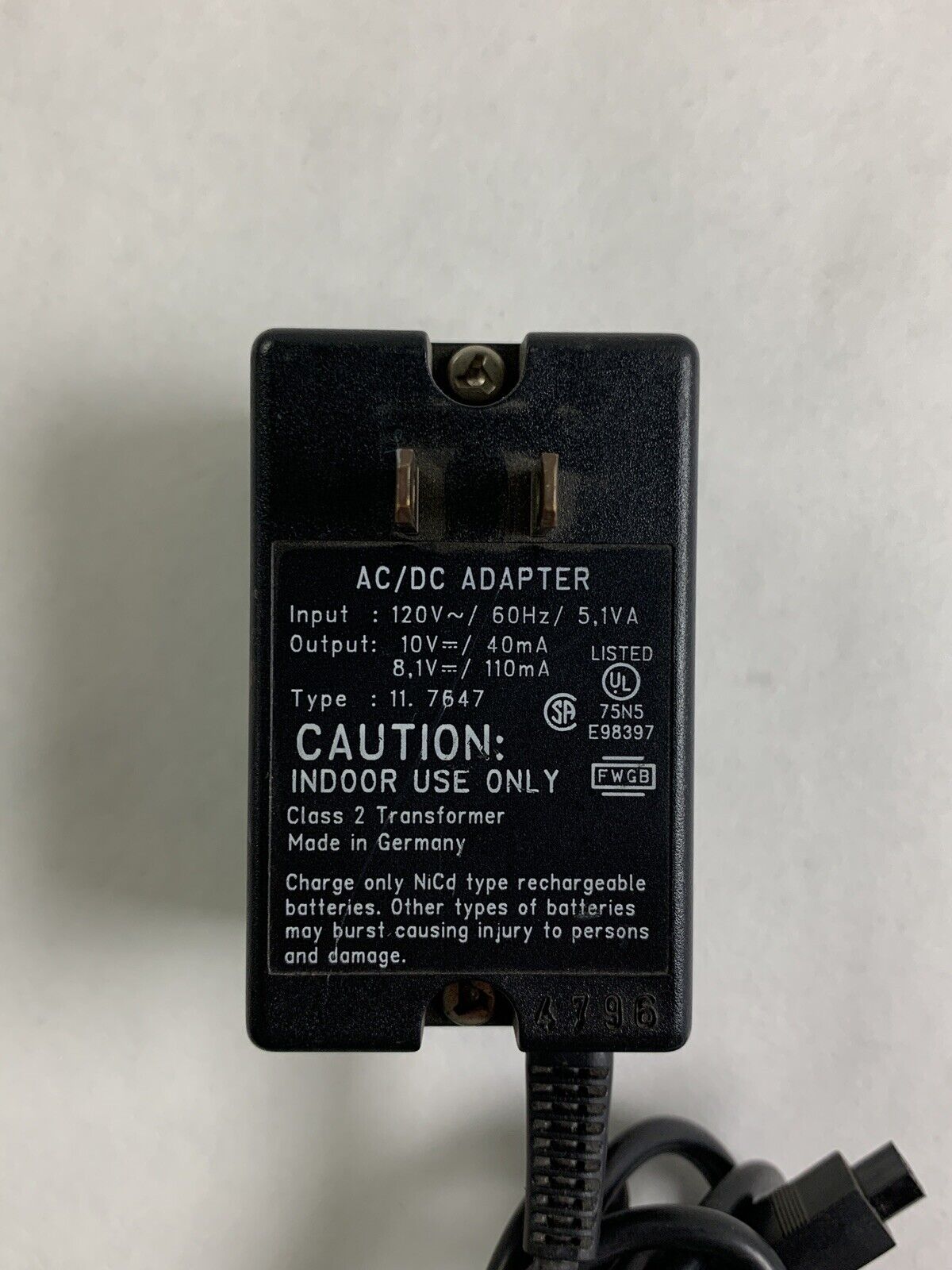 Ohaus DS-10 110 x 0.05lb Platform Shipping Scale Tested W/ Power Supply