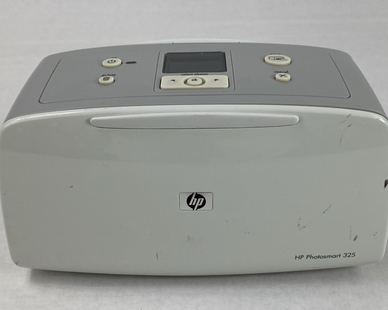 HP Photosmart 325 Digital Photo Inkjet Printer No Power Cord Untested