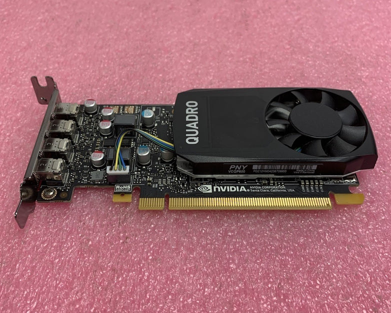 Nvidia Quadro P600 VCQP600 2GB Low Profile Video Graphics Card