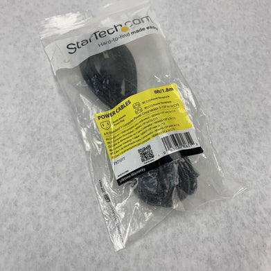 Startech 6ft Standard Y Computer Power Cord NEMA 5-15P to 2xC13 / PXT101Y