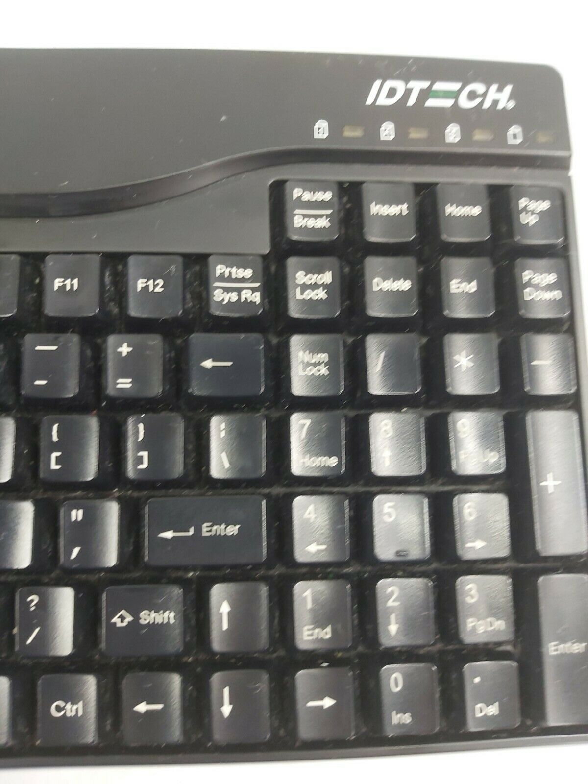 ID Tech IDKA-334312B Magstripe Card Reader Keyboard