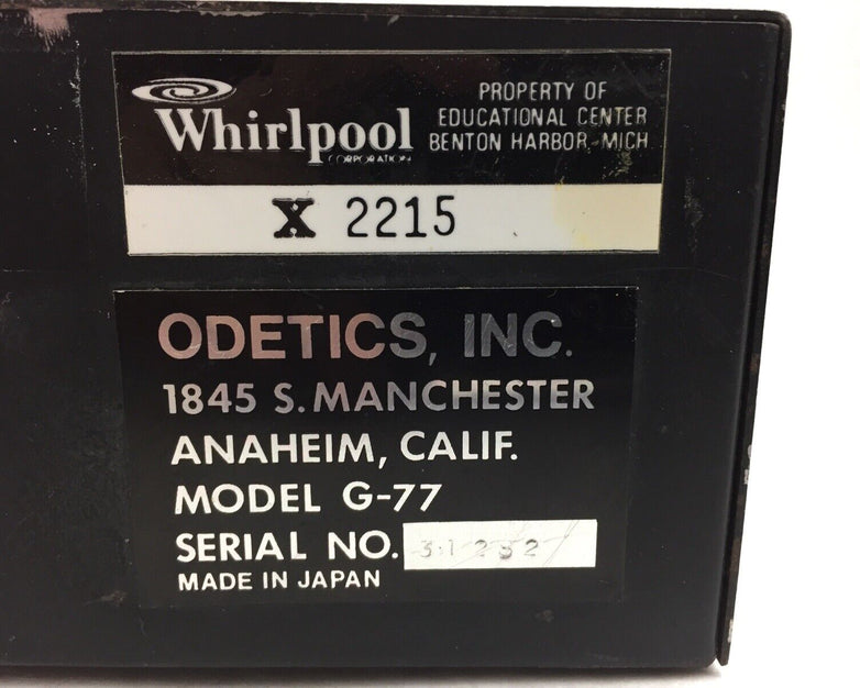 Odetics Inc G-77 GYYR Video Timer