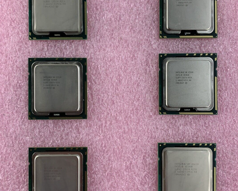 Intel Xeon E5504 Quad Core 2.00GHz LGA1366 Socket CPU Server Processor Lot of 6