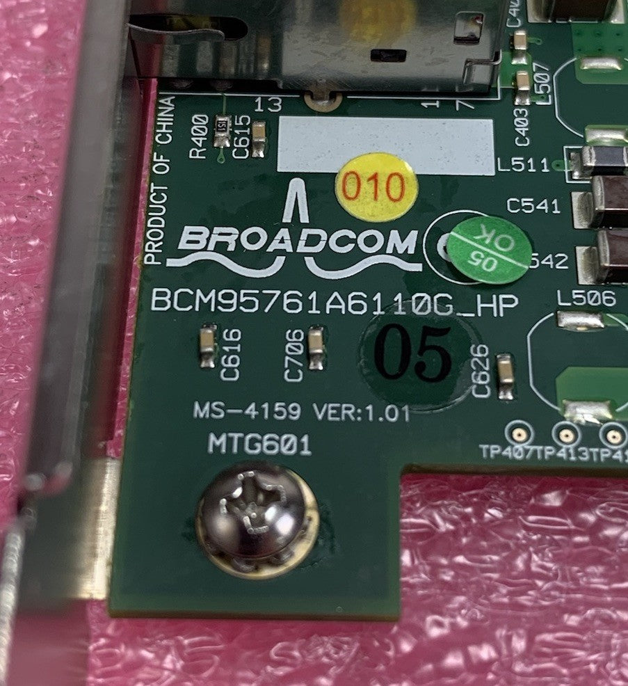 Broadcom MS-4159 BCM9571 Single-Port Gigabit PCIe Network Adapter