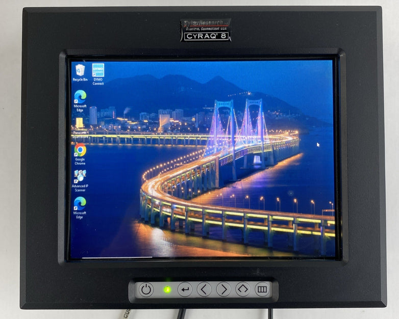 Cyber Research CRBF 08SC-TCU CYRAQ 8 High Resolution 8" LCD Touch Monitor