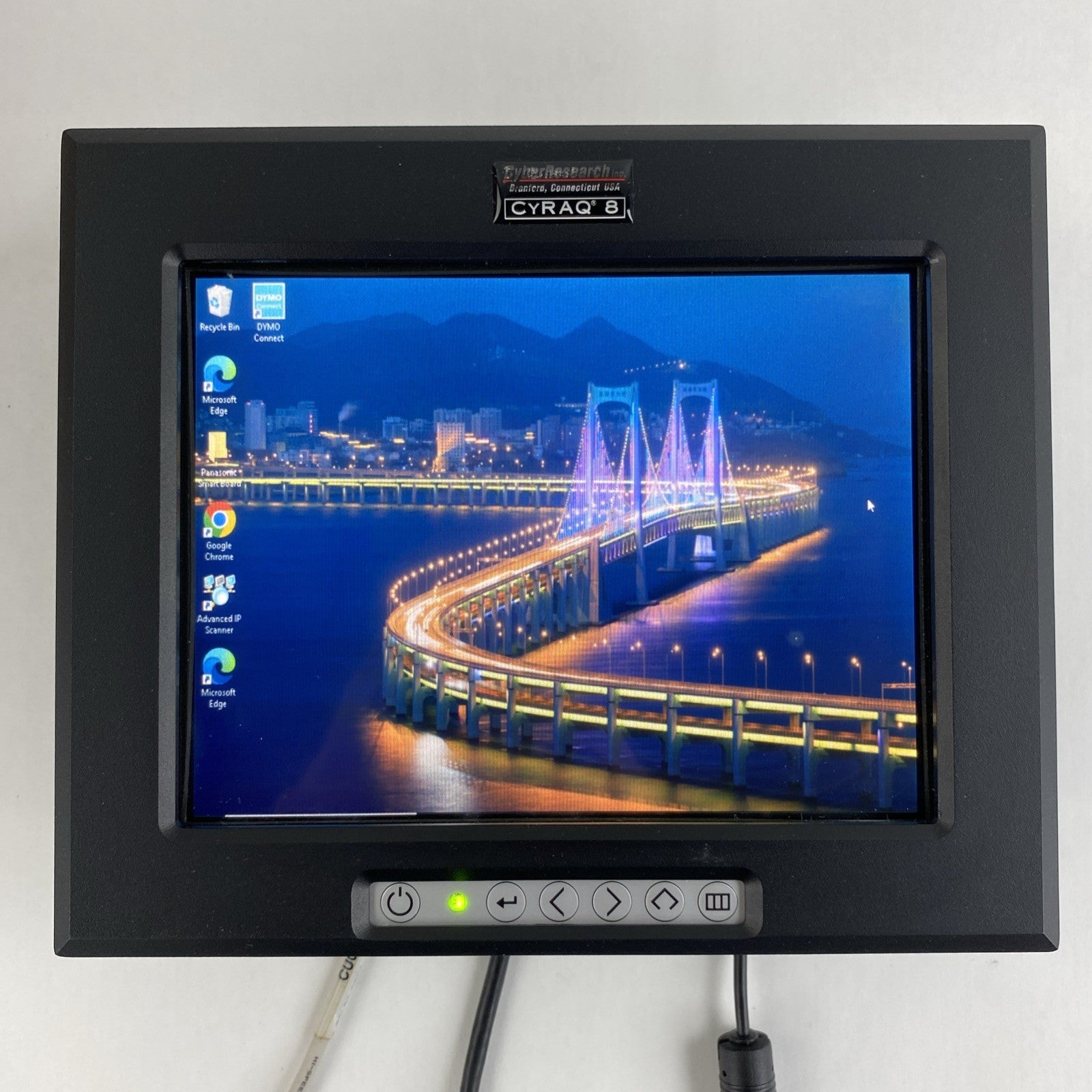 Cyber Research CRBF 08SC-TCU CYRAQ 8 High Resolution 8" LCD Touch Monitor1