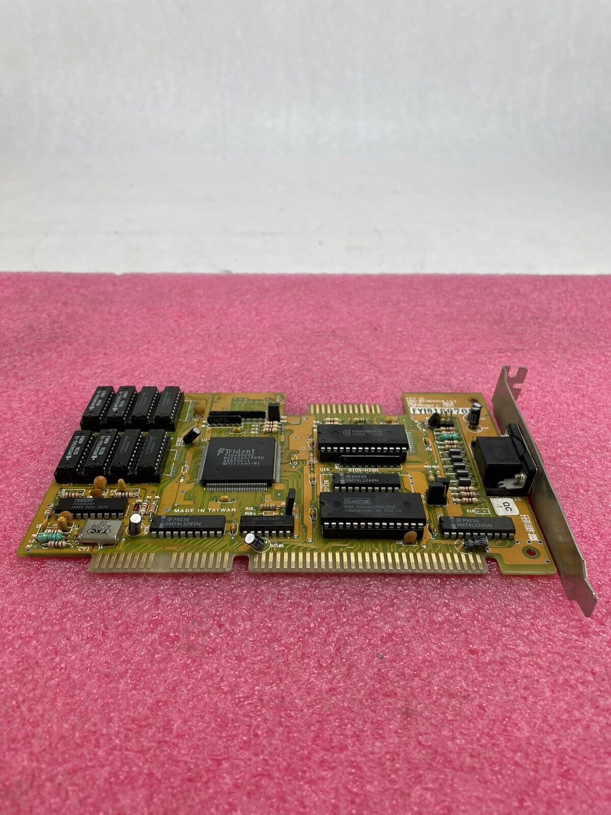 Trident Microsystems Inc VGA Card 8916CX248LC2 ISA 1991