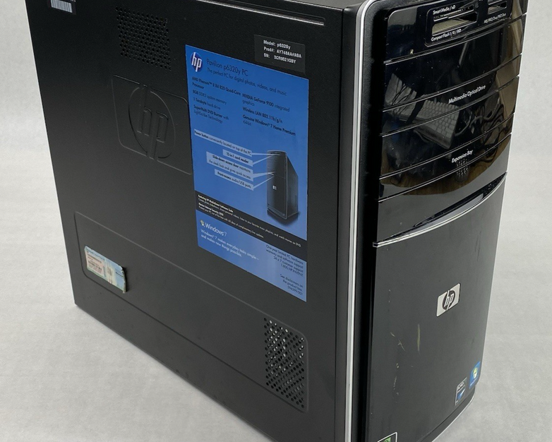 HP Pavilion P6320y MT AMD Phenom 2 x4 820 2.80GHz 4GB RAM No HDD No OS