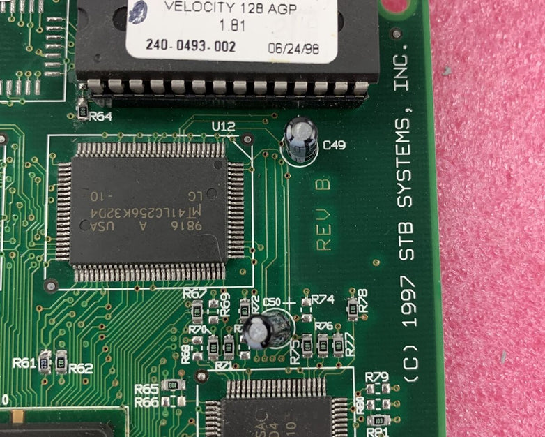 STB Systems Inc 210-0275-00X AGP Video Card Velocity 128