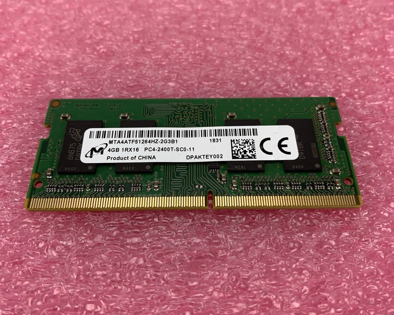 Micron MTA4ATF51264HZ-2G3B1 PC4-2400T-SC0-11 4GB 1Rx16 Desktop Memory RAM Lot 2