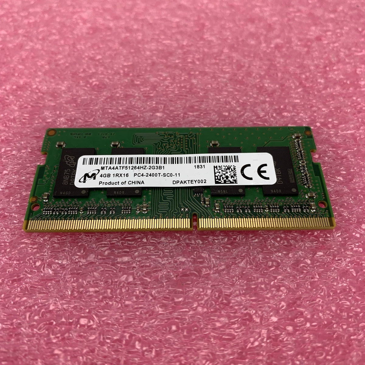 Micron MTA4ATF51264HZ-2G3B1 PC4-2400T-SC0-11 4GB 1Rx16 Desktop Memory RAM Lot 21