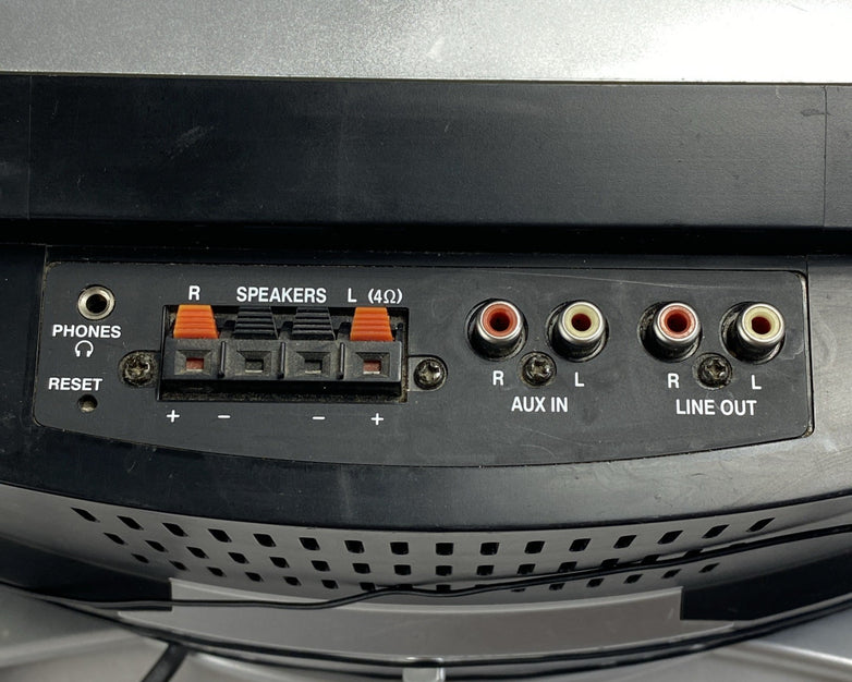 Emerson MS3108 3 CD Changer AM/FM Radio With Speakers - For Parts or Repair