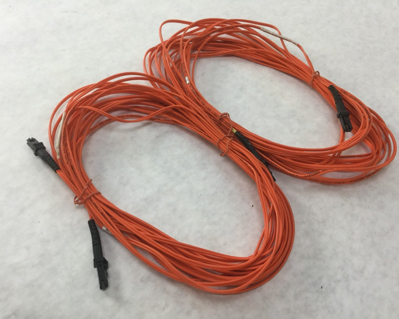 Black Box EFN110-010M-MTMT, Multimode Fiber Patch Cable, E223839, Lot of 2
