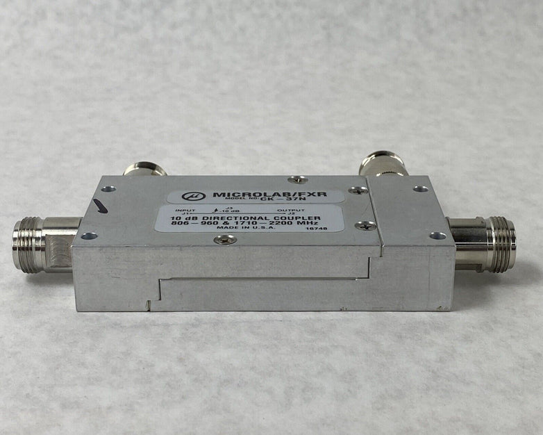 Microlab / FXR CK-37N 10 dB Directional Coupler 806-960 & 1710-2200 MHz