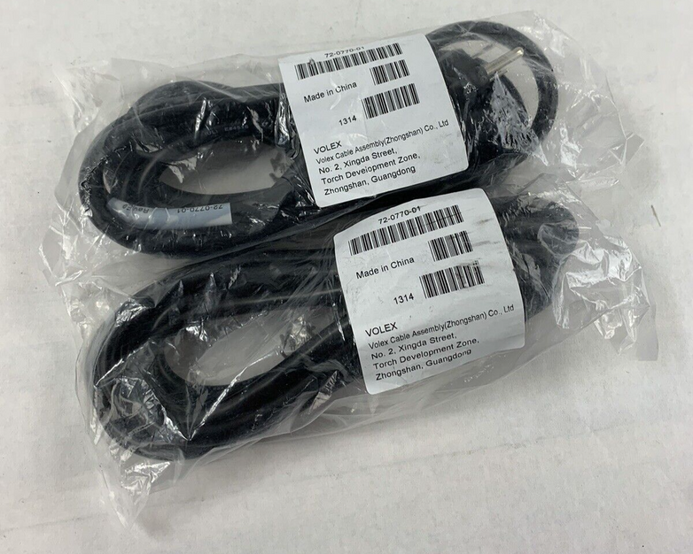 Volex Power Cord 72-0770-01 Lot of 2