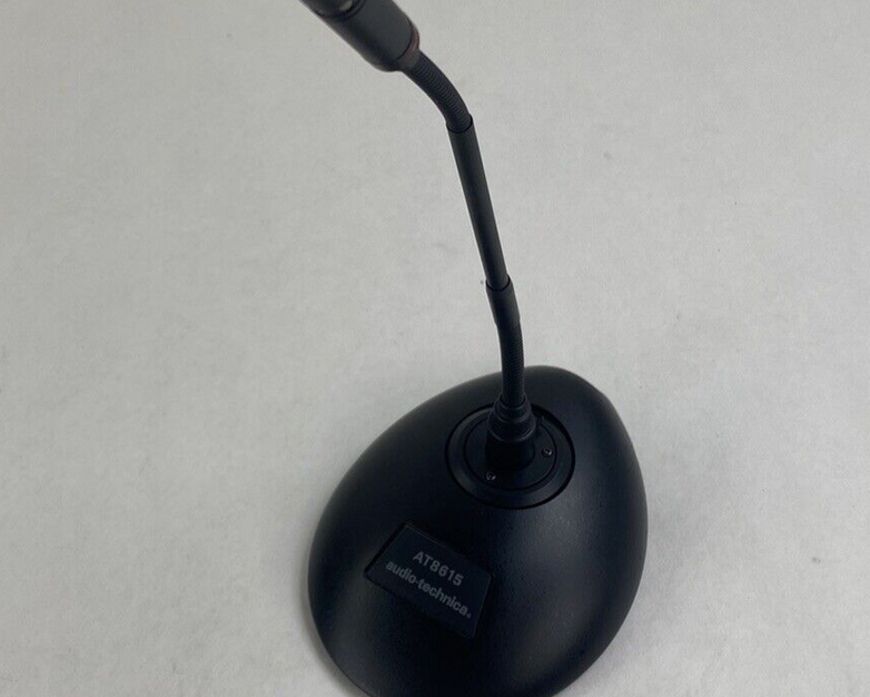 Audio-Technica AT8615 Desktop Microphone Stand w/ Pro 40Q Microphone Untested