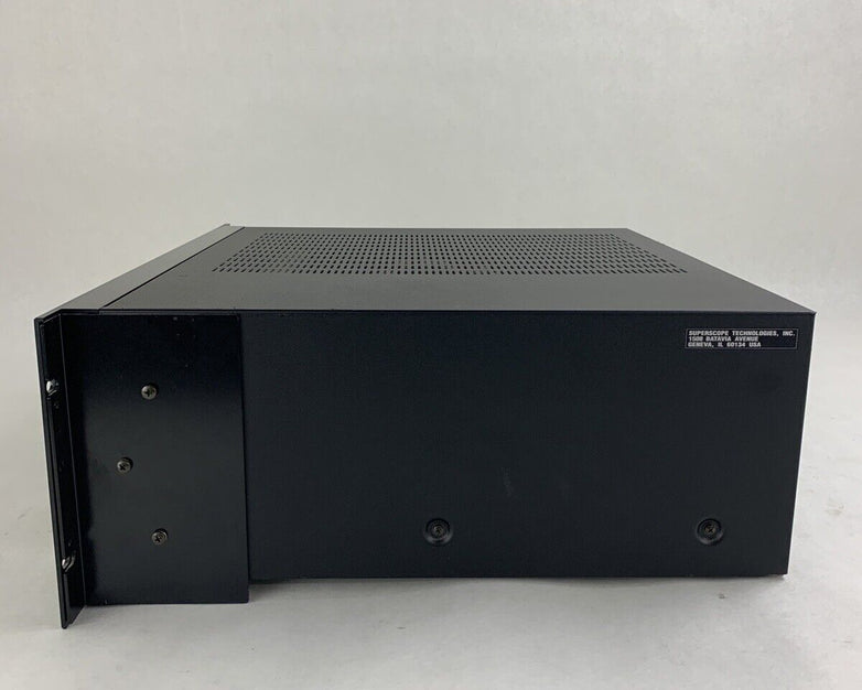 SuperScope PAC770U Professional Sound System Mixer CD Player Tested Mic 1 Bad